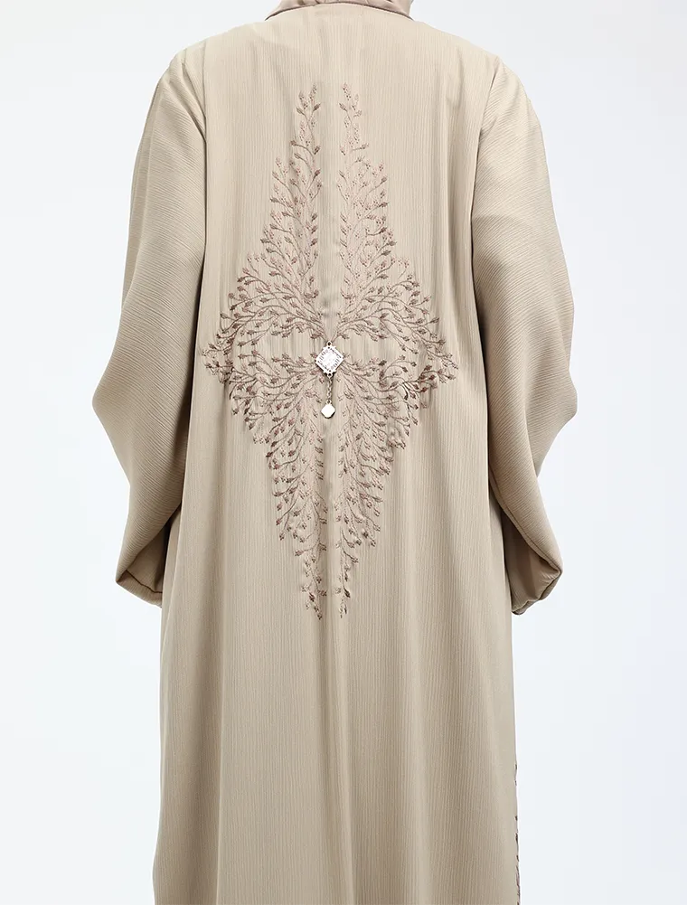 Beige Hareem Abaya